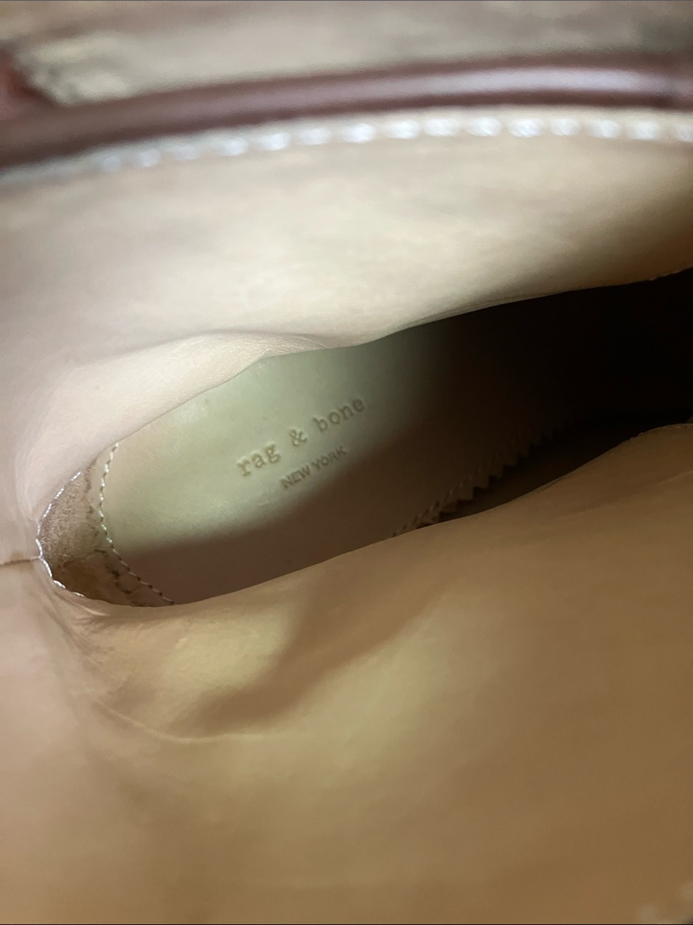 Rag & Bone "Kinsey" camel suede and leather ankle boots - Picture 12 of 17